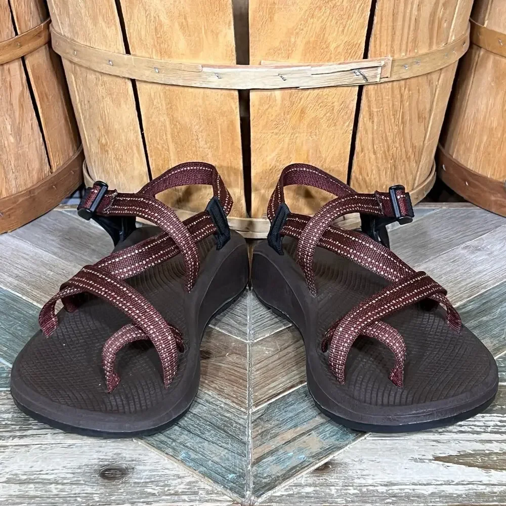 Chaco Z/Cloud 2 Seam Rust Water Friendly Comfort Hiking Sandals Mens Size 11